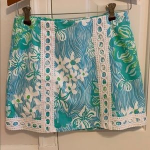 Lilly Pulitzer pattern skirt